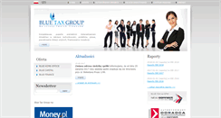 Desktop Screenshot of bluetax.pl