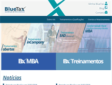 Tablet Screenshot of bluetax.com.br
